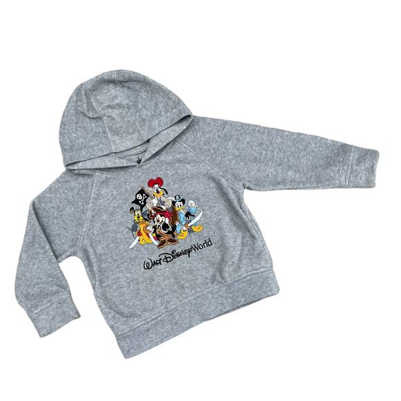 Disney Parks Walt Disney World Pirate Fab Four Hoodie Kids Sz XS - Picture 2 of 7